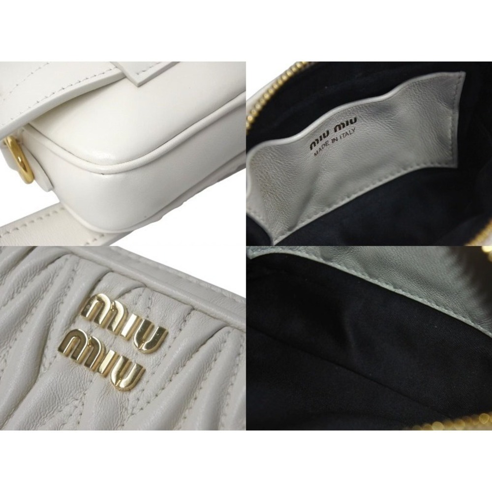 Miu Miu Matelasse shoulder bag handbag white - Picture 7 of 8